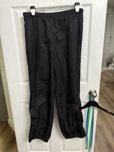 VTG 90s Polo Sport Track Pants Pockets Windbreaker Joggers Men L Zip Ankles - Picture 1 of 7
