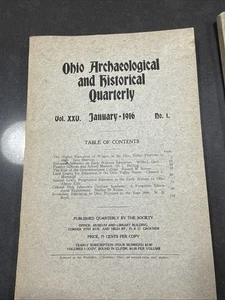 Ohio Archaeological and Historical Quarterly vol 25 Jan 1916 No 1 - Picture 1 of 5