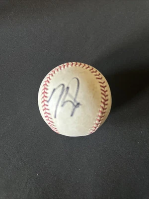 Mike Trout Signed Game-Used Caught Official Major League Baseball MLB + JSA LOA - Image 1 of 4