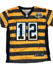Terry Bradshaw Pittsburgh Steelers Trikot Hummel Jersey genäht Größe 40 Nike - Bild 1 von 6