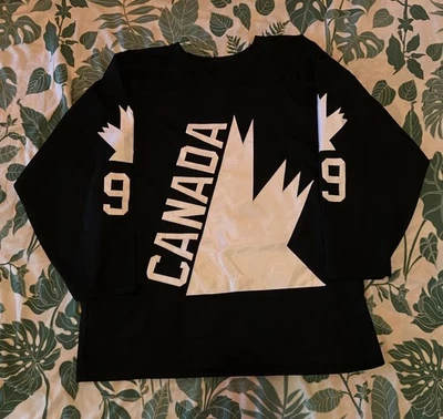 Camiseta Wayne Gretzky 1987 CCM Team Canadá negra talla L Foto 1 de 4