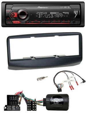 Pioneer Lenkrad USB DAB Bluetooth Autoradio für Fiat Multipla 2006-2010 - Bild 1 von 4