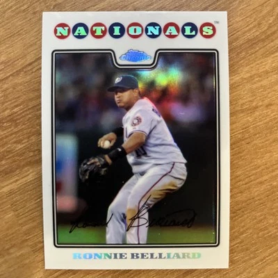 2008 Topps Chrome - Ronnie Belliard #149 Refractor - Nationals - Image 1 of 2