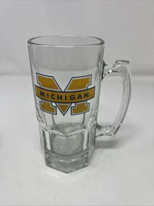 Michigan Wolverines College NCAA Huge 8" 32 Fluid oz Drinking Glass - Picture 1 of 7