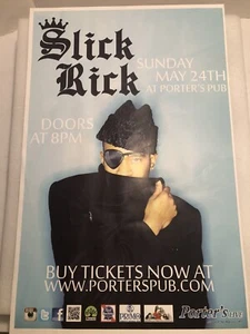 Slick Rick Show Poster Porter's Pub 24. Mai 2015 17" x 11" - Bild 1 von 9