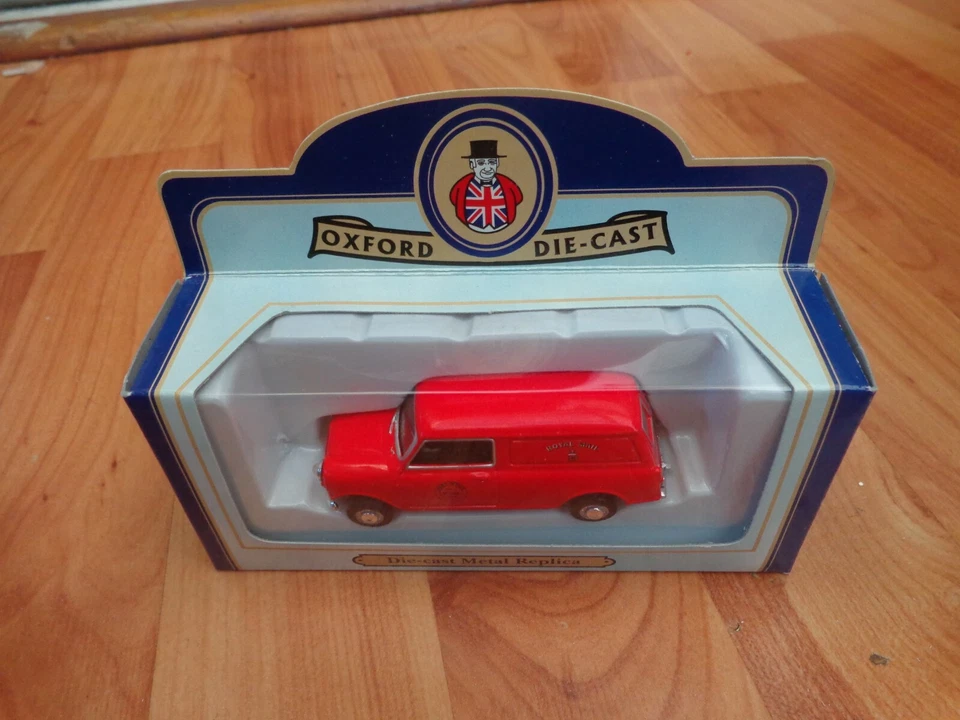 Oxford Diecast 1/43 Royal Mail Austin Mini Van Modello Sig. Edizione Limitata - Immagine 1 di 1