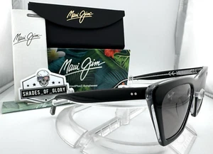 MAUI JIM KINI KINI MJ GS849-02K BLACK CRYSTAL NEUTRAL GREY POLARIZED SUNGLASSES - Picture 1 of 11