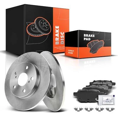 Rotor de freno de disco trasero y pastilla de freno de cerámica para Toyota Matrix Pontiac Vibe Scion Foto 1 de 4