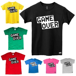EAKS® Kinder T-Shirt "Game Over" Kids Shirt für Mädchen Gaming Gamer Videospiele - Bild 1 von 21