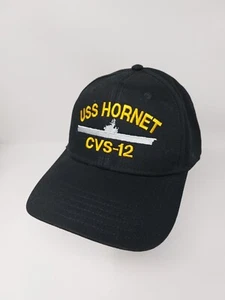 US Hornet CVS-12 Strap Back Hat Adjustable Cap - Picture 1 of 5