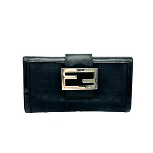 Fendi Long Wallet Black - Picture 1 of 14