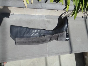 Carolinna Espinosa Corbin Over the Knee Boot, GREY OYSTER, MSRP $550, Wmns Sz 7M - Picture 1 of 12