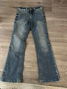Justice Girls Jeans Sz. 8 - Picture 1 of 3