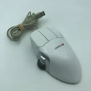 Contour Design WHITE Perfit Mouse USB Ergonomic PMO5-L-R Large Right Hand - Picture 1 of 4