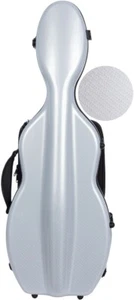 FR Étui pour violon en fibre de verre Fiber UltraLight 4/4 M-case Argenté Spec. - Picture 1 of 12