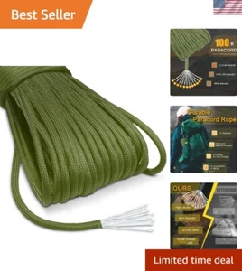 Outdoor Paracord Seil 1000Lb 12 Strang Stärker als 550 Fallschirmschnur Armee Gre - Bild 1 von 8