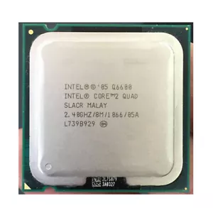 CPU Intel Core Q6600 Q6700 Q8200 Q8300 Q8400 Q9300 Q9400 Q9450 Q9500 Q9550 - Foto 1 di 22