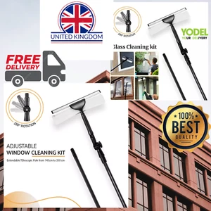 3.5 meter Extendable Pole Telescopic Squeegee Cleaner Window Glass Cleaning Kit - Picture 1 of 5