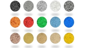 Chips de color revestimiento de suelo resina epoxi copos de pintura chips taller garaje 1 kg - Imagen 1 de 28