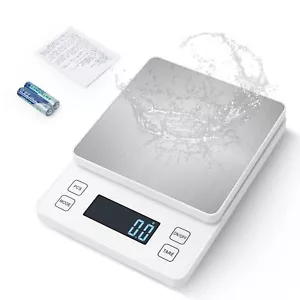 Waterproof Food Scale 0.1g/0.01oz High Precision 5kg/11lb Washable USB Rechar... - Picture 1 of 7