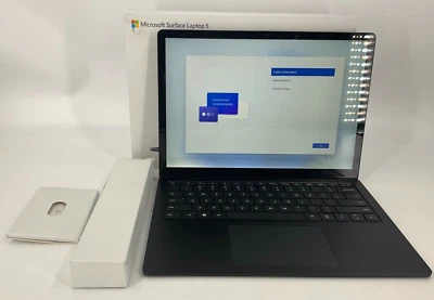 Microsoft Surface Laptop 5 i5-1245U 8GB 512GB 13.5T W11H Matte Black R1S-00026 - Image 1 of 4