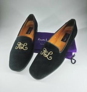 Ralph Lauren Collection Velvet Flats 