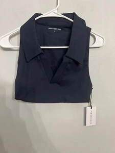Conjunto pequeño de sujetador polo We Wore What para mujer azul - Imagen 1 de 5
