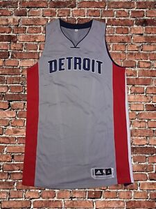 Adidas Detroit Pistons Pro Cut Jersey Men Size XL