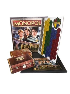 Monopoly Harry Potter A Magical Adventure At Hogwarts Hasbro Opened Not Used - Picture 1 of 15