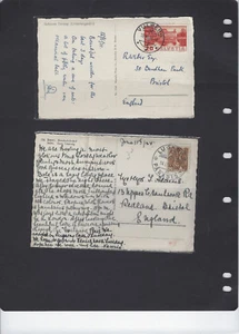 SWITZERLAND- POST CARDS-10 CARDS-USED-BEAUTIFUL CARDS WITH NICE STAMPS-#224 - Picture 1 of 11