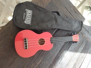 Mahalo Rainbow Series MR1 Soprano Ukulele Red - Picture 1 of 6
