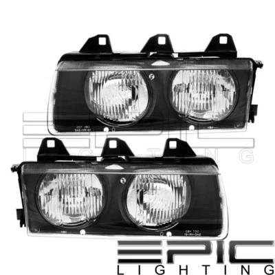 Par de faros laterales izquierdo derecho bmw serie 3 1992-1999 318 323 325 328 m3 Foto 1 de 2