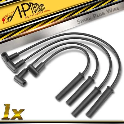 Juego de 4 cables de bujía para Saturn SC1 1993-2002 SL SL1 1991-2002 SW1 L4 1,9 L Foto 1 de 4