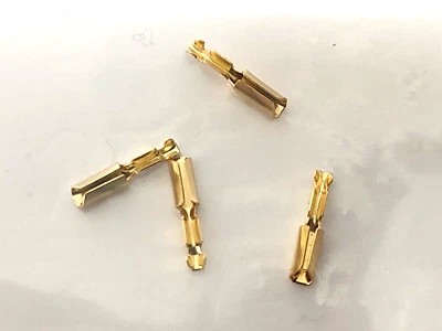MD AUDIO & AV (QUALITY REPLACEMENT PARTS) 4 x 24K vergoldet 1,2 mm Lötzinn passend für Plattenspieler Tonabnehmer Cartridge Tags