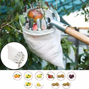 1pc Garden Tools Fruit Picker Head Metal Fruit Picking Tools Fruits Catchery` AT - Zdjęcie 1 z 11