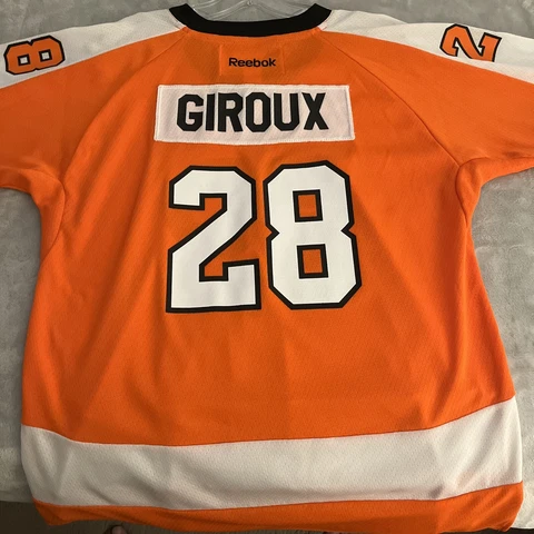 Reebok NHL Youth Philadelphia Flyers Claude Giroux Hockey Jersey NWT L/XL Cover