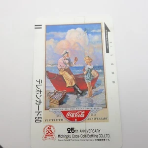 Japanese Telephone Card: Michinoku Coca-Cola 25th Anniversary Commemoration - Picture 1 of 6