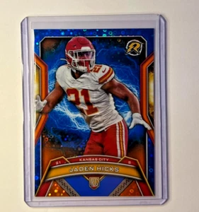 2024 Topps Resurgence - Jaden Hicks - RC - Blue/Orange Sparkle - Bild 1 von 6