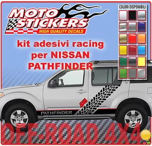 Stickers off-Road 4x4 - Nissan Pathfinder - Stickers Kit Sides Racing - Picture 1 of 1