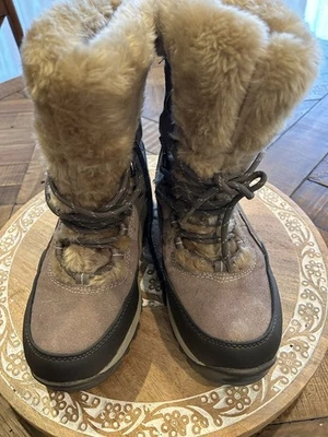 Женские Hi-Tec туризм снег водонепроницаемый ботинки с подкладкой размер 8 - Изображение 1 из 3