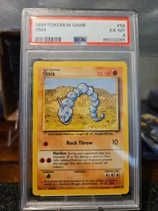 1999 Pokemon Game Onix #56 PSA 6 EX-MT NEW SLAB - Picture 1 of 1