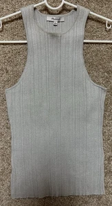 Madewell Neu mit Etikett The Signature schimmernder Strickpullover mit Cutaway Tank - S #3 - Bild 1 von 10