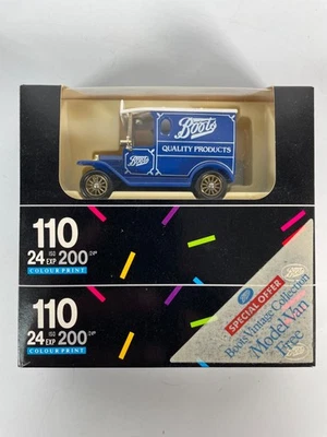 vintage Lledo "Days Gone" Ford T diecast model van, promotional pack for Boots - Image 1 of 4
