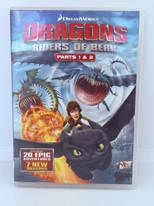 Dragons: Riders Of Berk Parts 1 & 2 DVD Used DreamWorks Animated RARE OOP - Picture 1 of 6