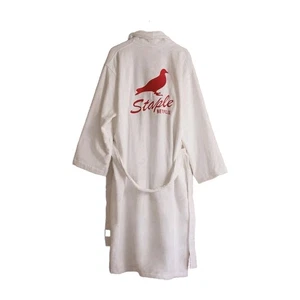 Netflix x STAPLE Pigeon Bathrobe Sz S/M White Streetwear Rare - Picture 1 of 8