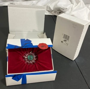 Swarovski Crystal SCS Renewal Gift fiore margherita verde con scatola - Foto 1 di 6