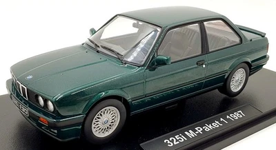 Escala KK escala 1/18 fundido KKDC180744 - BMW 325i pacote M 1 1987 - Verde - Imagem 1 de 4