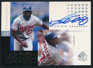 2000 Upper Deck SP Authentic Vladimir Guerrero Auto Chirography Montreal Expos - Picture 1 of 2