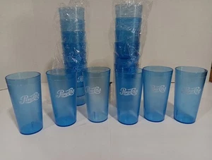Vintage Pepsi-Cola Restaurant Diner Cups ~ Blue ~ Lot of 6.  - Picture 1 of 4