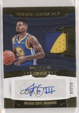 2018-19 Dominion Showcase Jersey Autos Gold /10 Jacob Evans III Rookie Auto RC